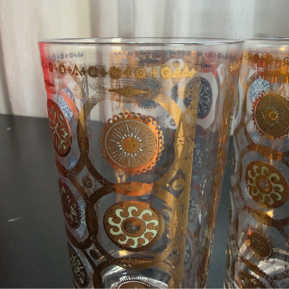 Vintage Culver Ltd. high ball glasses set of 3 signed - Picture 8 of 13